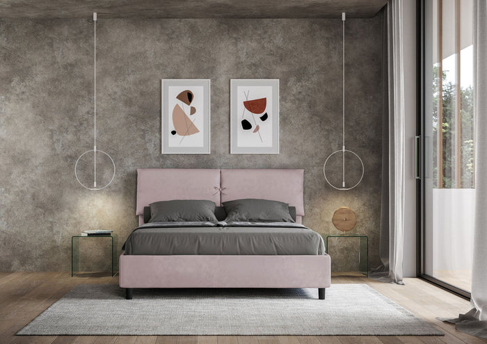 Letto Matrimoniale 160x190 cm con Rete Mados Glicine