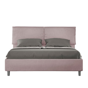 Letto Matrimoniale 160x190 cm con Rete e Contenitore Mados Glicine