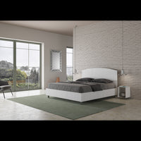 Letto Matrimoniale 160x190 cm Dora - Contenitore,Bianco Frassino