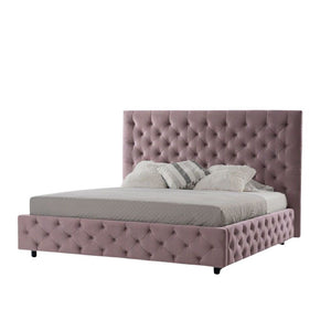 Letto matrimoniale contenitore Sondrio colore rosa