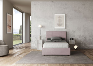 Letto 1 Piazza e Mezzo 120x200 cm con Rete Mika Glicine