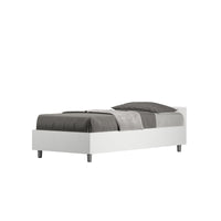 Letto Singolo 80x190 cm Senza Rete Nuamo Bianco Frassino