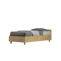 Letto Singolo 80x190 cm con Rete Nuamo Quercia