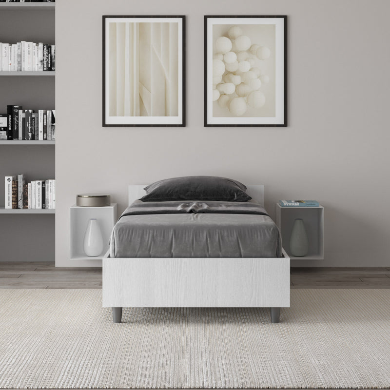 Letto Singolo 80x190 cm Nuamo - Con rete