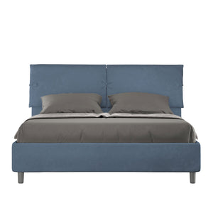 Letto Matrimoniale 160x210 cm con Rete Sleeper Blu