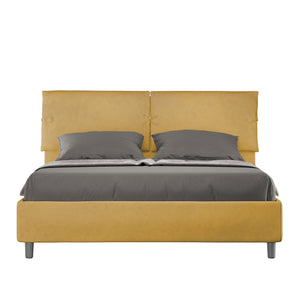 Letto Matrimoniale 160x190 cm con Rete Sleeper Ocra