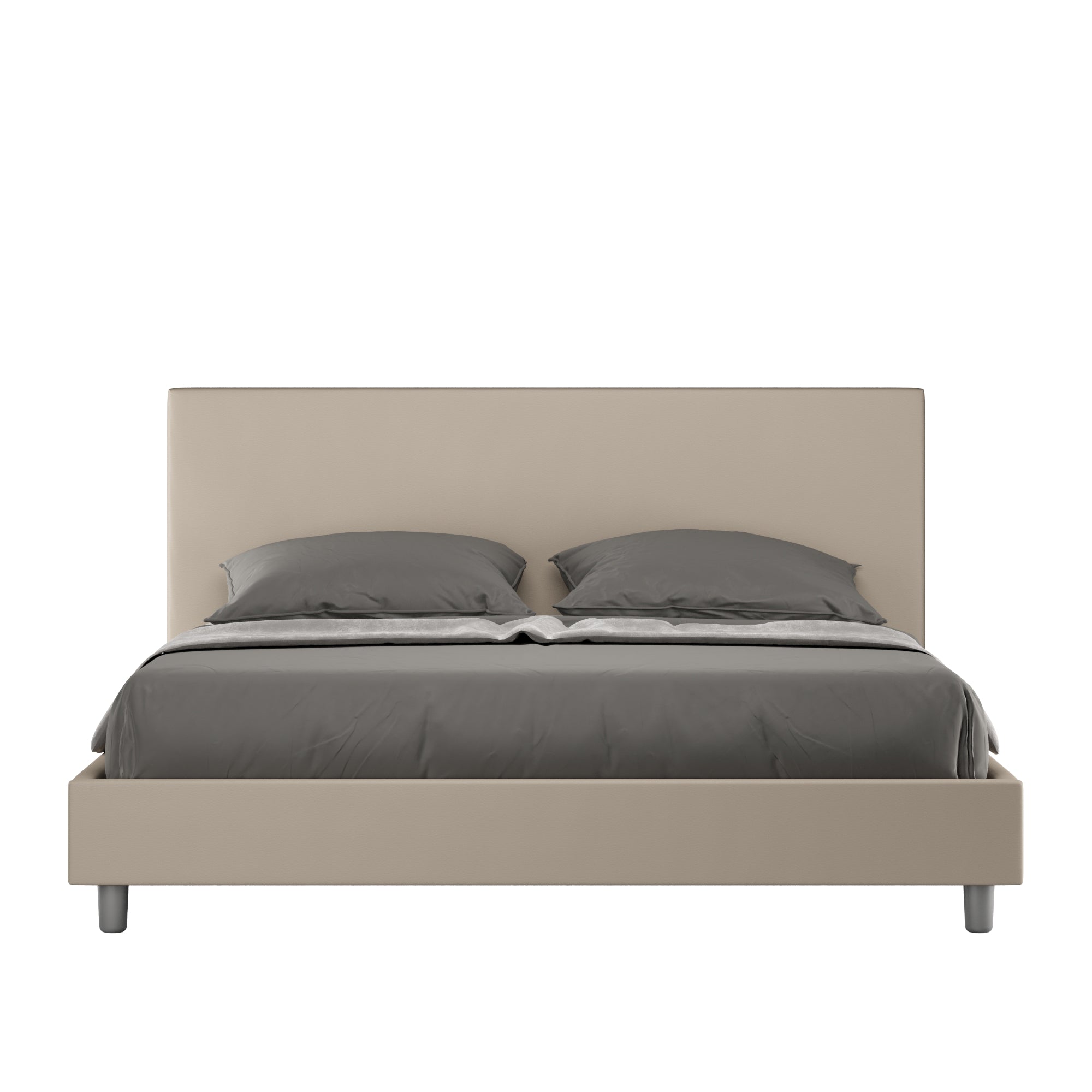 Letto Matrimoniale 160x190 cm Senza Rete Naspy Tortora