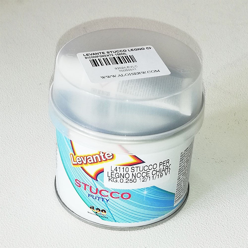 Levante 150ml stucco per legno bicomponente catalizzato, colori legno medio