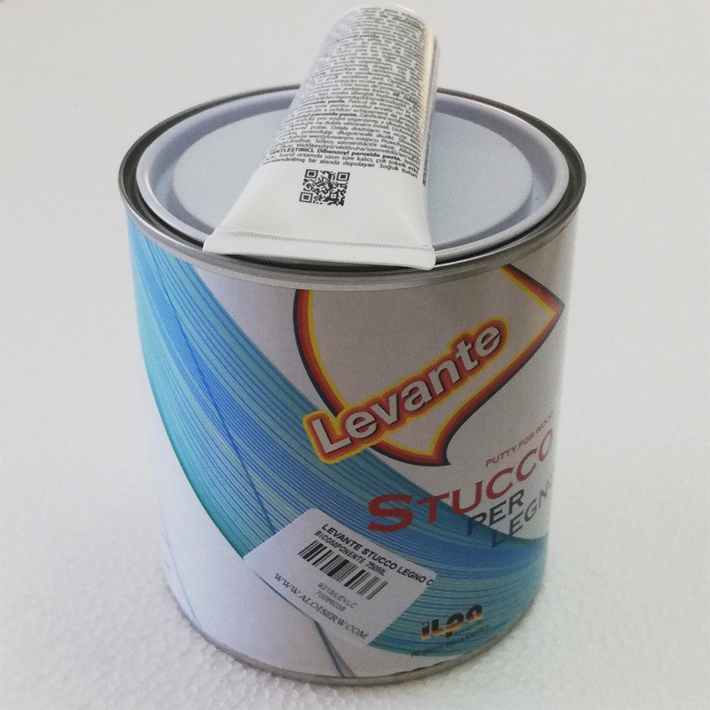 Levante 750ml stucco per legno bicomponente catalizzato, colori legno medio