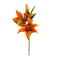 Set 6 Rami Artificiali Lilium Composto da 3 Fiori H 65 cm