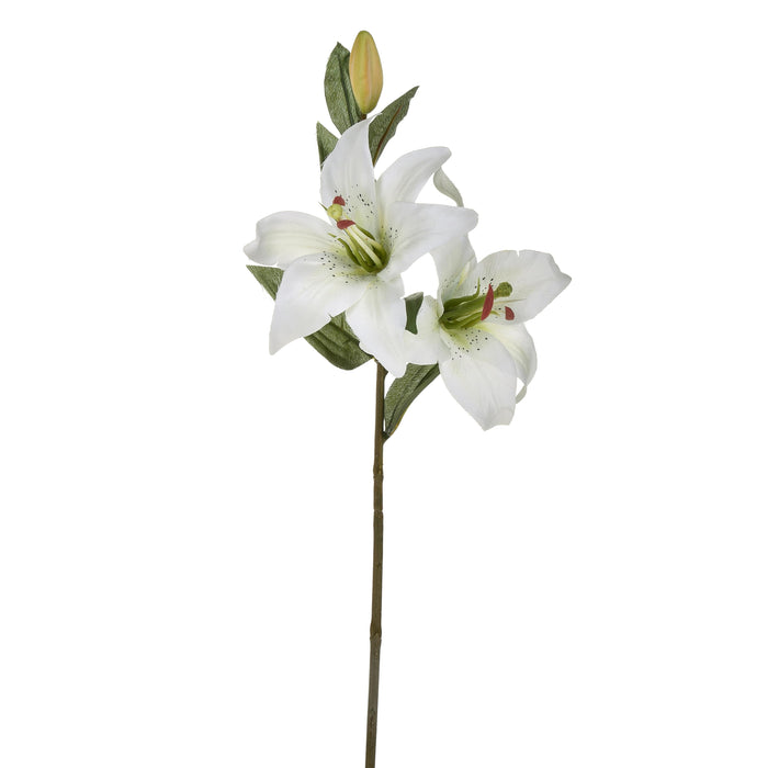 Set 6 Rami Artificiali Lilium Composto da 3 Fiori H 65 cm