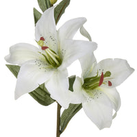 Set 6 Rami Artificiali Lilium Composto da 3 Fiori H 65 cm