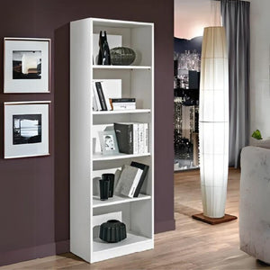 Libreria 5 ripiani Indiana 60x33x186H colore bianco larice