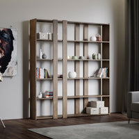 Libreria Moderna 5 Ripiani 178x36x204 cm in nobilitato Marrone