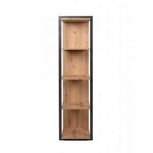 Libreria rovere quercia a cubi con profili antracite Denver31