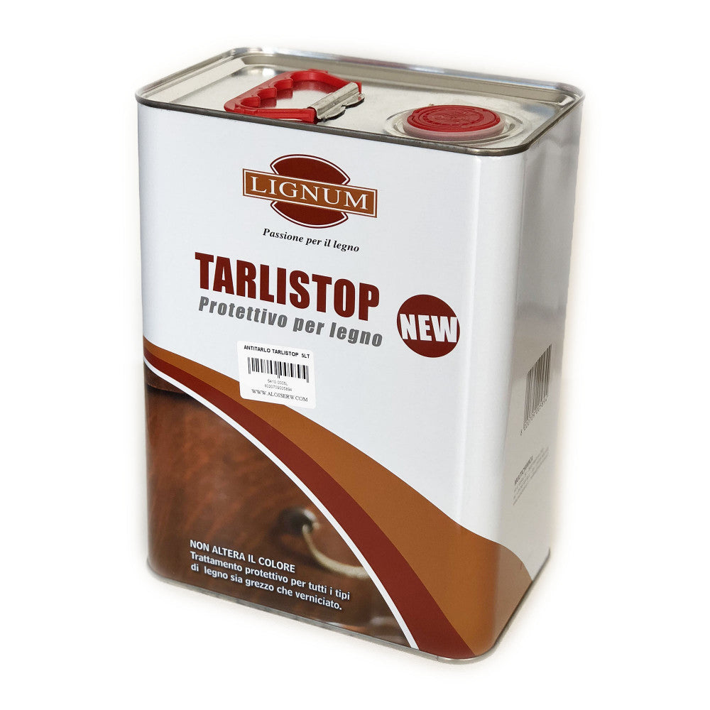 Lignum tarlistop 5lt antitarlo protettivo trasparente per legno