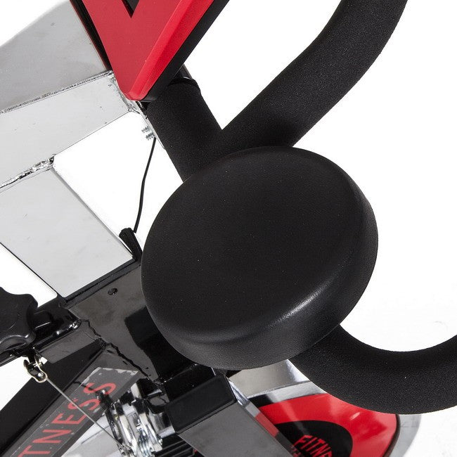 LINJER 1800 Cyclette da corsa professionale con volano da 18Kg con cardiofrequenzimetro e software di monitoraggio Cyclette da fitness Whirling bike Professional Running Bike
