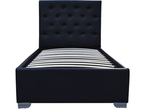 Letto singolo con contenitore TINO 90x190 cm colore Nero