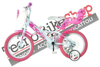 Bicicletta Bambina Little Heart Dino Bikes 14 pollici