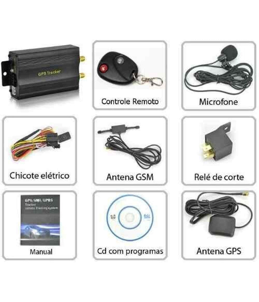 Localizzatore Satellitare Antifurto Gps Gsm Gprs Gps Tracker Tk103-b Auto Moto         