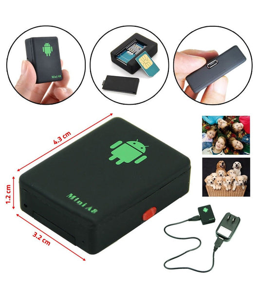 Localizzatore Satellitare Gps Mini A8 Gsm Antifurto Sos Tracker Ascolto Vocale         