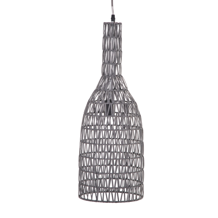 Lampadario in Rattan H 63 cm