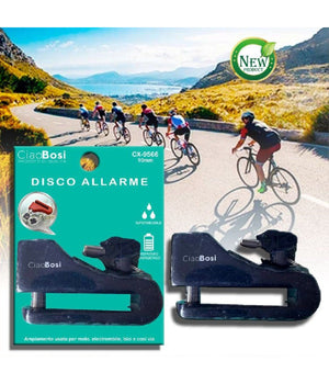 Lucchetto Blocca Disco Con Allarme Sonoro Sicurezza Antifurto Moto Bici Cx-9566         