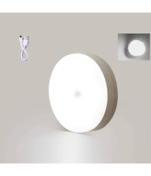 Luce Notturna Per Bambini Lampada A Induzione Per Corpo Umano Senza Fili A Led  -bianco Naturale      -