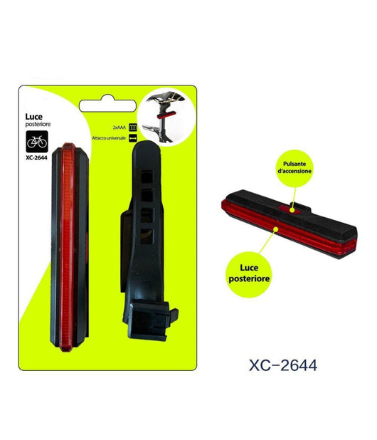 Luce Posteriore A Batteria Per Bici Fanale Bicicletta Attacco Universale Xc-2644         