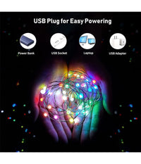 Luci Led Albero Di Natale Usb Bluetooth App Interno Con Telecomando 10mt 100 Led         