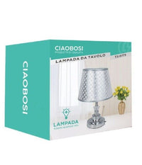 Lume Lampada Abat Jour Da Tavolo Comodino Comò Arredo Camera Casa Luce Tx-9773         