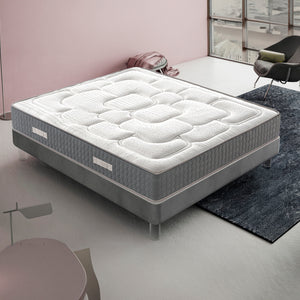 Materasso Singolo 90x190 in Memory Foam - Alto 20 cm - 11 Zone di Comfort - Ortopedico - Luxury