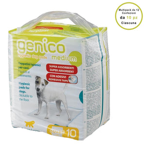 Multipack da 12 confezioni di ferplast tappetini igienici per cani di taglia media 60 x 60 cm x 10 pz