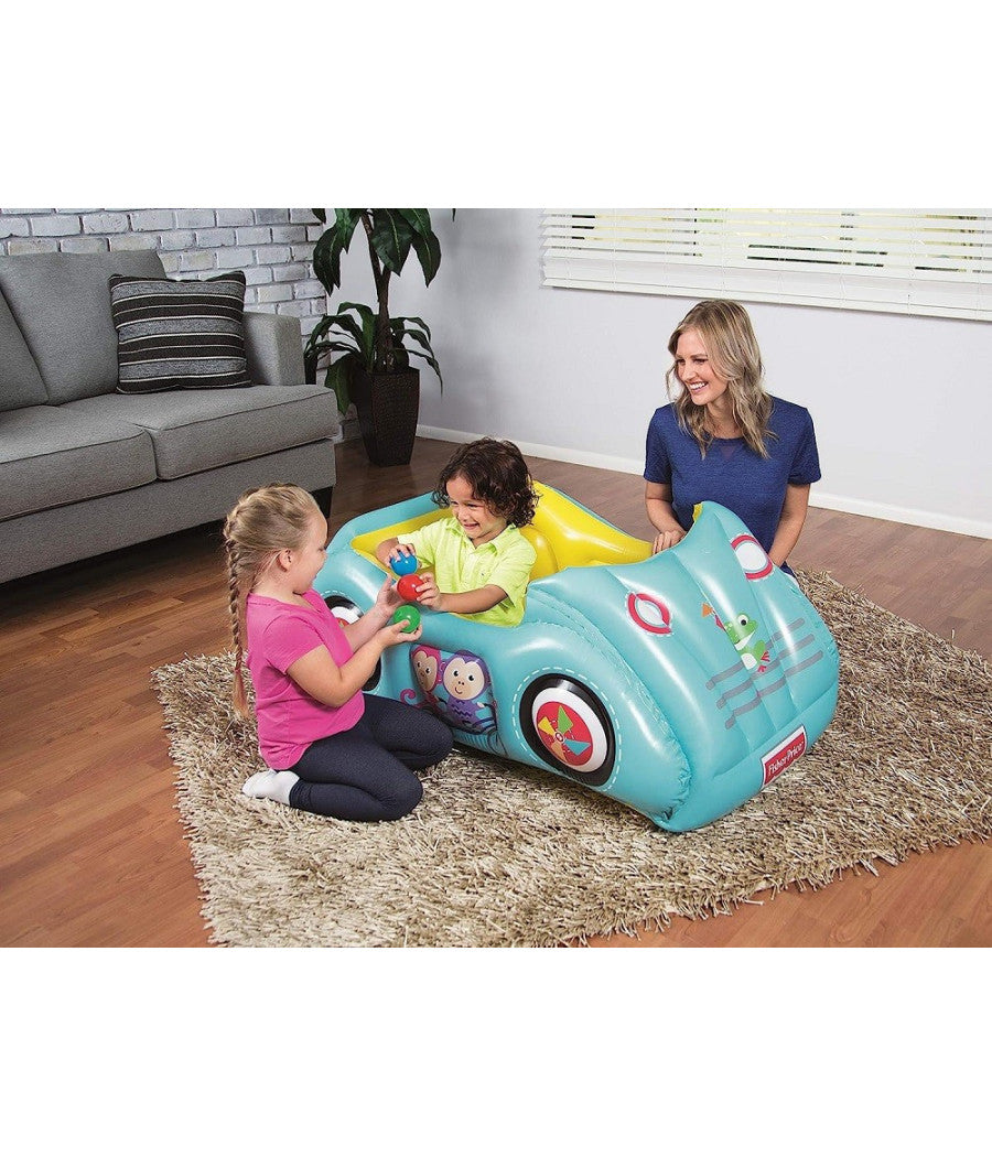 Macchina Gonfiabile Bambini 2 Anni+ 119x79x51cm Con 25 Palline Multicolore 93535         