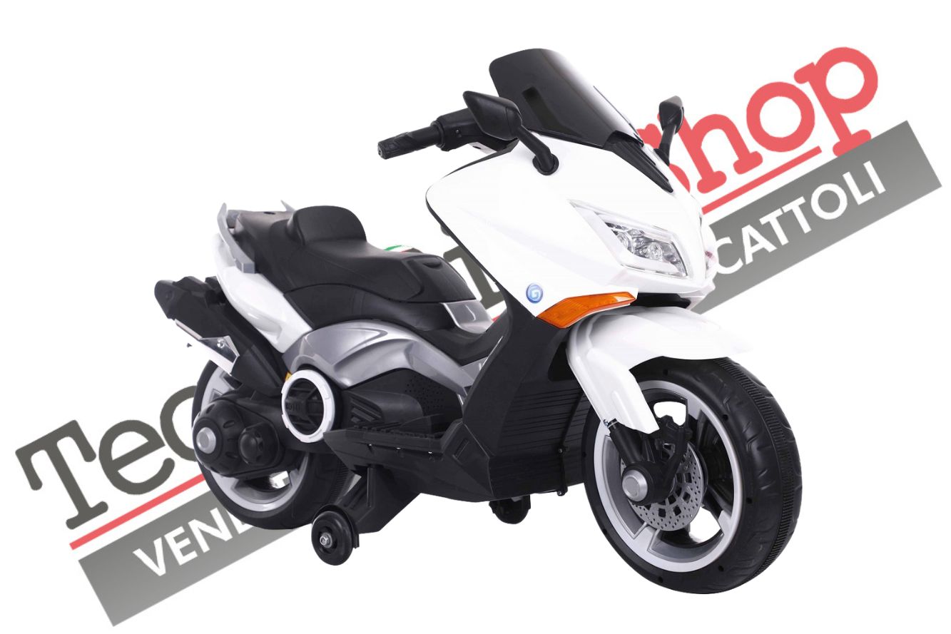 Moto Elettrica per Bambini Magnum 12V colore Bianco