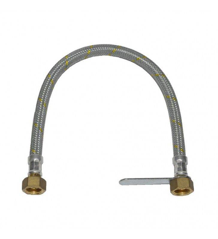 Manichetta con leva per gas liquido ff da 1/2" cod 79955