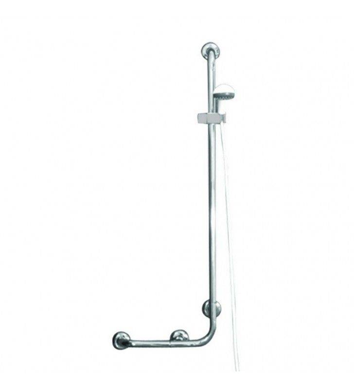 Maniglia 40x120 inox con saliscendi goman cod 78974