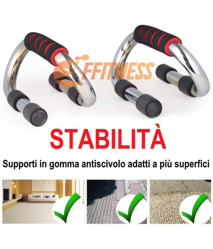 Maniglie Per Flessioni Pettorali Spalle Push Up Stand Bars Per Fitness Palestra         