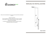 Pannello Doccia Idromassaggio A Quattro Vie In Acciaio Inox Spazzolato