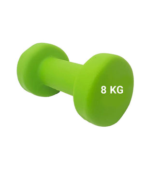 Manubrio Singolo 8 Kg In Vinile Allenamento Esercizi Casa Palestra Workout Fit         