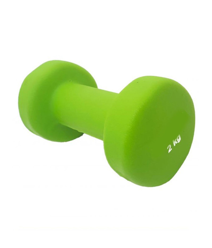 Manubrio Singolo 2 Kg In Vinile Allenamento Esercizi Casa Palestra Workout Fit         