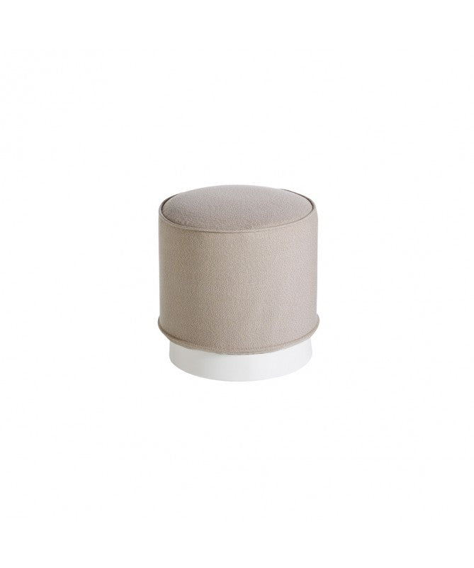 Mara Pouf made in Italy - MILKY WHITE