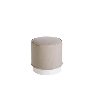 Mara Pouf made in Italy - MILKY WHITE