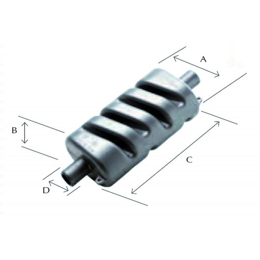 SILENZIATORE Ø MM.40