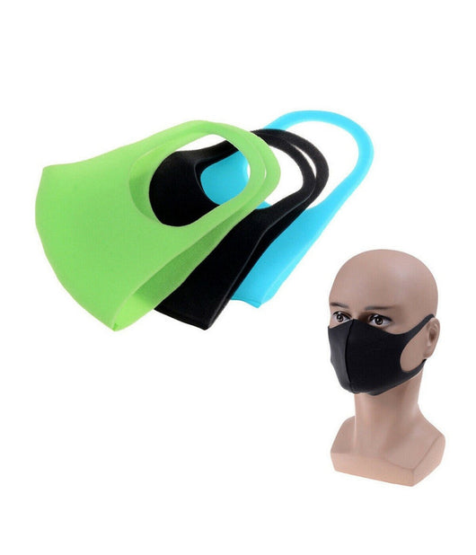 Maschera Antipolvere Respiratore Batteri Polvere 3 Mascherine Per Adulti         