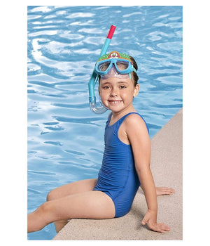 Maschera Da Snorkeling Con Boccaglio Per Bambini Con Animaletti 3-6+ Anni 24059         