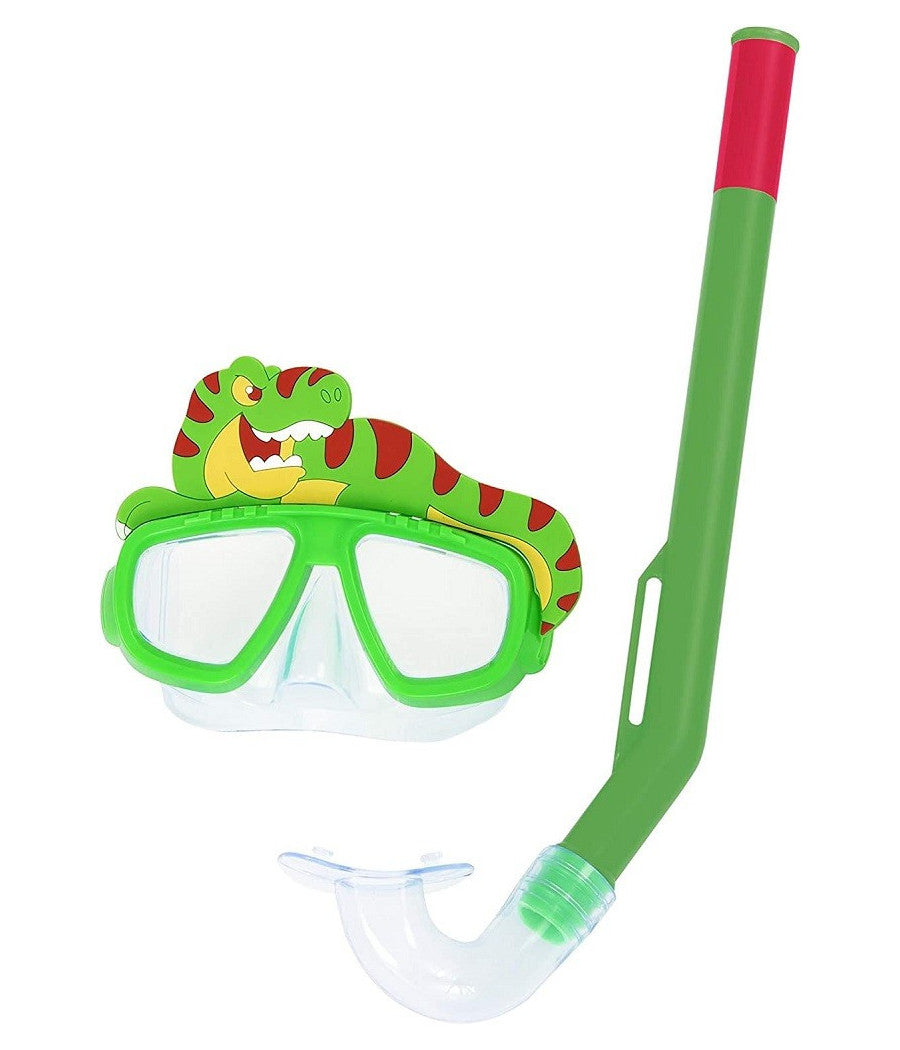 Maschera Da Snorkeling Con Boccaglio Per Bambini Con Animaletti 3-6+ Anni 24059         