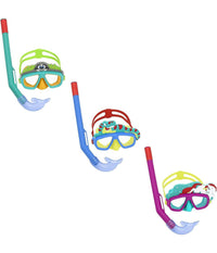 Maschera Da Snorkeling Con Boccaglio Per Bambini Con Animaletti 3-6+ Anni 24059         