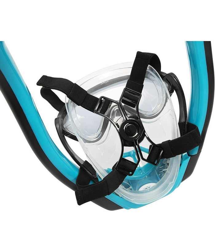 Maschera S/m Con 2 Boccagli Da Snorkeling Sub Per Mare Piscina Hydro-pro 24060         