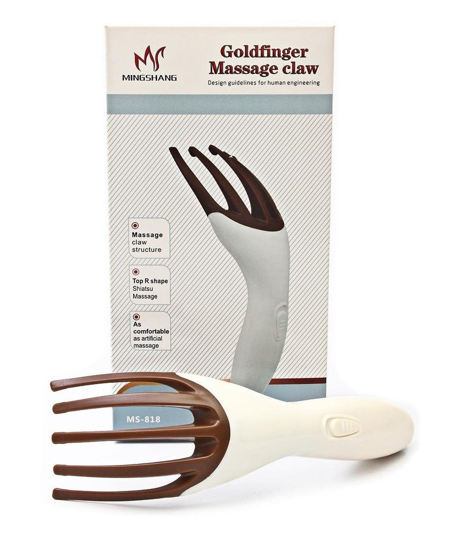 Massaggiatore Goldfinger Massage Claw Elettrico Massaggio Shiatsu Benessere         